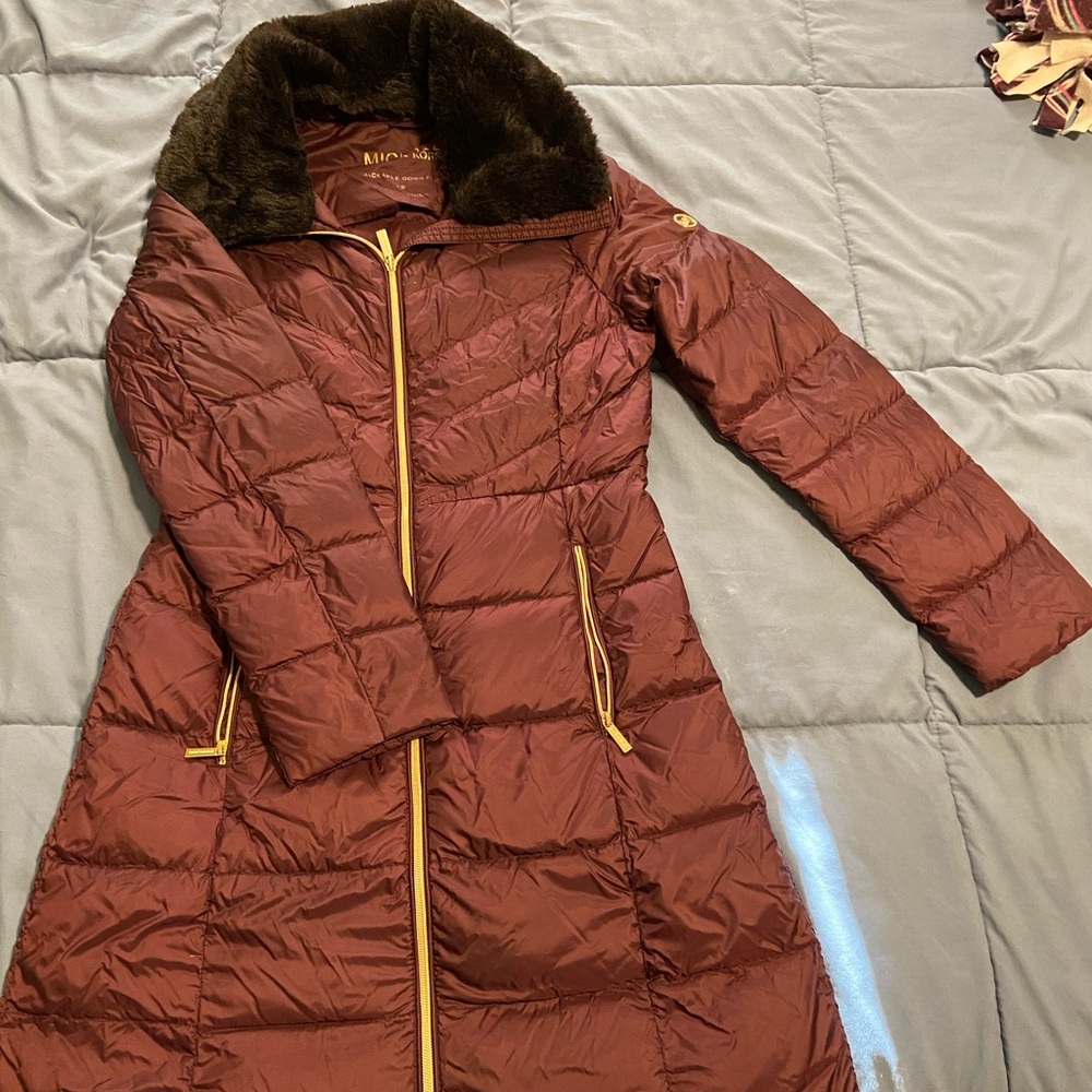 NWOT MK Long Coat xs